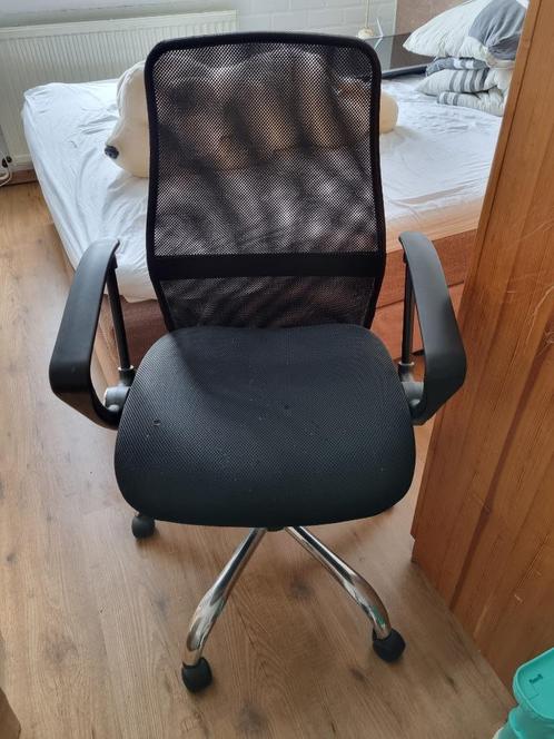 bureaustoel, Huis en Inrichting, Bureaustoelen, Gebruikt, Bureaustoel, Zwart, Ergonomisch, Ophalen