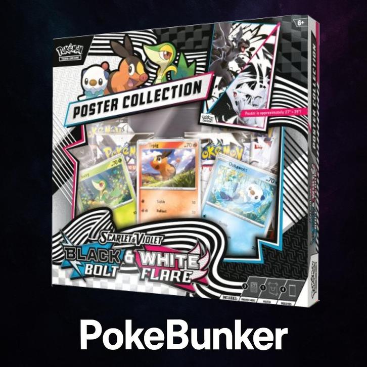 Pokemon TCG - Black Bolt & White Flare - Poster Collection, Hobby en Vrije tijd, Verzamelkaartspellen | Pokémon, Nieuw, Overige typen