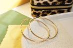 Big Hoops | 14 Karaat Grote Gouden Bewerkte Oorbellen, Ophalen of Verzenden, Zo goed als nieuw, Goud, Goud