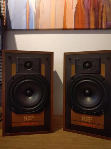 Kef Chorale III 2weg luidsprekers beschikbaar voor biedingen