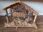 Kerststal - Handgemaakt - 50x27x38cm, Ophalen