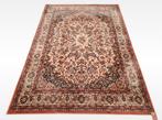 Vintage oosters wol Tabriz vloerkleed floral pink 169x223cm, 150 tot 200 cm, 200 cm of meer, Ophalen of Verzenden, .