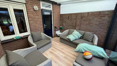 Complete zithoek voor serre/terras, Huis en Inrichting, Banken | Complete zithoeken, Gebruikt, Kunststof, Ophalen of Verzenden
