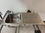 Glazenlekblad biertap thuistap barblad rvs spoelbak, Ophalen, Nieuw