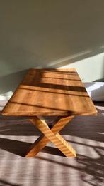 Eiken eettafel, Ophalen, Gebruikt, 100 tot 150 cm, Eikenhout