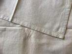 Beige tafelloper 100% katoen (139 x 49), Ophalen of Verzenden, Nieuw, Rechthoek