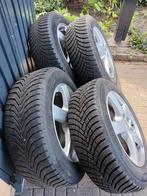 Winterbanden met aluminium velgen, Ophalen, Gebruikt, 16 inch, Banden en Velgen