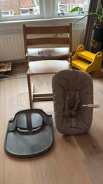 Stokke tripp trapp zeer complete set met accessoires, Ophalen, Gebruikt, Meegroeistoel, Afneembaar eetblad