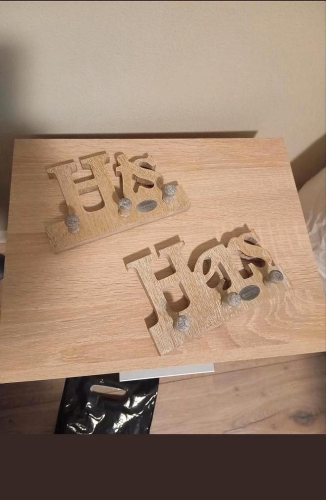 Riverdale His & Hers Kapstok - Houtlook, Huis en Inrichting, Stoelen, Eén, Bruin, Ophalen of Verzenden