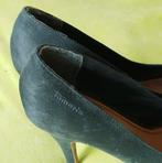 Donkergroene suede Tamaris pumps maat 39, Kleding | Dames, Schoenen, Tamaris, Ophalen of Verzenden, Zo goed als nieuw, Schoenen met hoge hakken