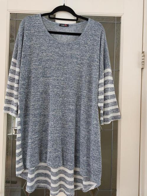 Z.g.a.n. dun gebreide trui, That's me by Jagro, mt. 52, Kleding | Dames, Grote Maten, Zo goed als nieuw, Trui of Vest, Blauw, Ophalen of Verzenden
