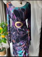 Aparte Jurk van Mezzaluna Nieuw, Kleding | Dames, Jurken, Verzenden, Zo goed als nieuw, Maat 42/44 (L), Onder de knie