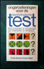 VINGEROEFENINGEN v d PSYCHOLOGISCHE TEST - F Brenner, Verzenden, Zo goed als nieuw