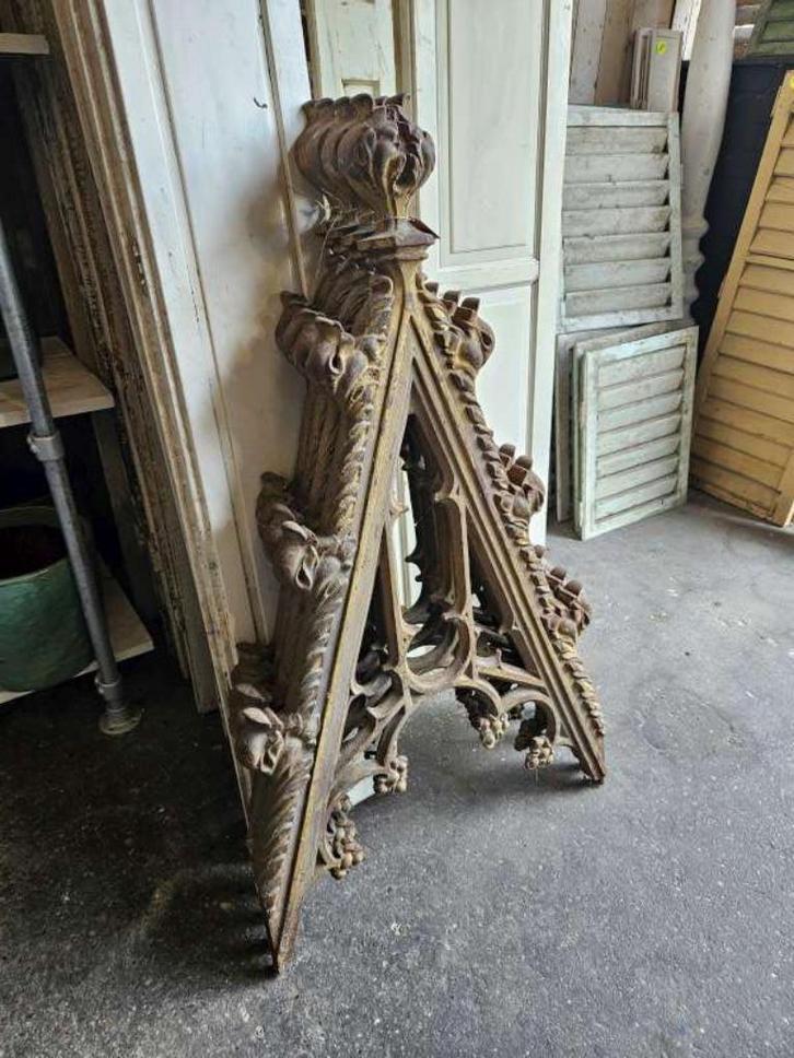ijzeren kerkornament ``WOONWINKEL RUSTIEK``, Antiek en Kunst, Curiosa en Brocante, Ophalen