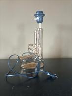 Goud kleurige lamp pistool zonder lampenkap, Ophalen, Zo goed als nieuw, Minder dan 50 cm