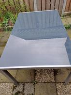 Erg mooie grote tafel met bovenzijde glasplaat., 50 tot 100 cm, Nieuw, 100 tot 150 cm, Rechthoekig
