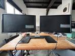 2 Dell 22  + Dell MDS14 dual stand – Full HD, DP/DVI/VGA, Computers en Software, Monitoren, IPS, Ophalen of Verzenden, Zo goed als nieuw
