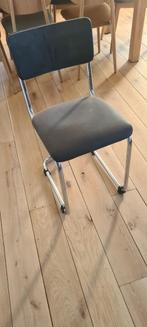 Gispen buisframe stoelen, Ophalen, Fesign, Gebruikt, Grijs