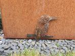 Vogel uit cortenstaal, Tuin en Terras, Ophalen of Verzenden, Nieuw, Metaal, Dierenbeeld