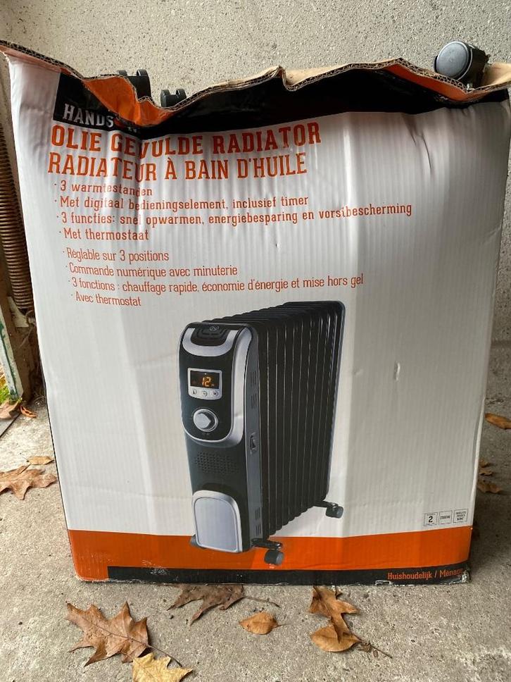 handson olie gevulde radiator, Doe-het-zelf en Verbouw, Verwarming en Radiatoren, Zo goed als nieuw, Radiator, 800 watt of meer