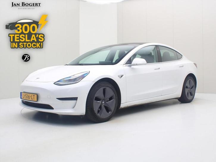 Tesla Model 3 Long-Range AWD 351pk 75 kWh 91% SoH [ TREKHAAK, Auto's, Tesla, Bedrijf, Te koop, Model 3, 4x4, ABS, Achteruitrijcamera