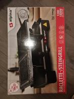 Alpina Raclette-/Steengrill 1200-1400W, Ophalen of Verzenden, Nieuw