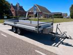 Hapert azure plateau aanhanger 500x180 tandemasser, Ophalen, Gebruikt
