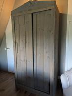Kledingkast steigerhout, Ophalen, Gebruikt, 100 tot 150 cm, 200 cm of meer