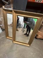 2x IKEA Hemnes Spiegel met Gouden Frame afm L90xB60, Ophalen, Gebruikt, 100 tot 150 cm, Rechthoekig