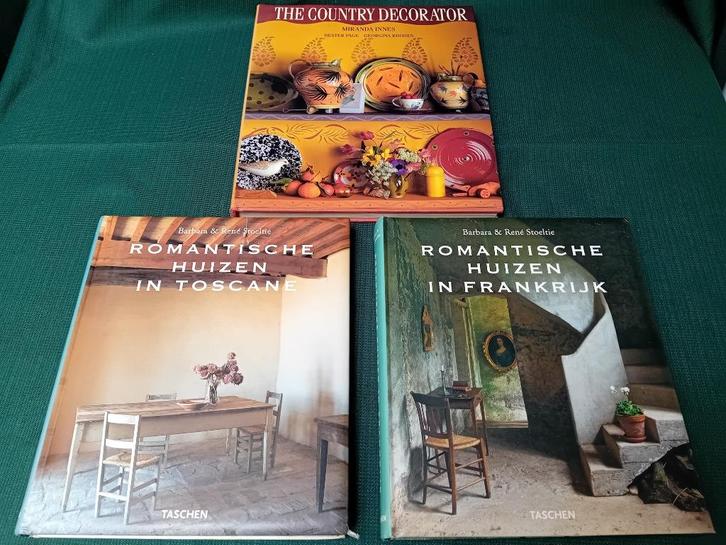 Romantische huizen boeken., Boeken, Wonen en Tuinieren, Zo goed als nieuw, Interieur en Design, Ophalen