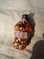 B568 oude kerstbal cocker spaniel hond met glaspoeder, Verzamelen, Ophalen of Verzenden, Gebruikt