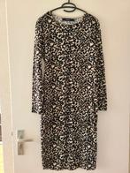 Getailleerde stretch jurk, luipaardprint, Vero Moda, maat S, Bruin, Vero Moda, Nieuw, Ophalen of Verzenden
