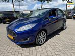 Ford Fiesta 1.0 EcoBoost Titanium X Airco Navi PDC 2DeEigena, Voorwielaandrijving, Euro 5, Gebruikt, Blauw