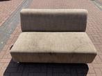 Zurich taupe bank (140 x 93 x 76 cm) incl. 2 kussens, Huis en Inrichting, Banken | Bankstellen, Ophalen, Gebruikt, Tweepersoons