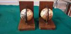 boekensteunen met wereldbol vintage, Huis en Inrichting, Woonaccessoires | Overige, Ophalen of Verzenden, 'T Olde Gre-j, Info@toldegrej.nl