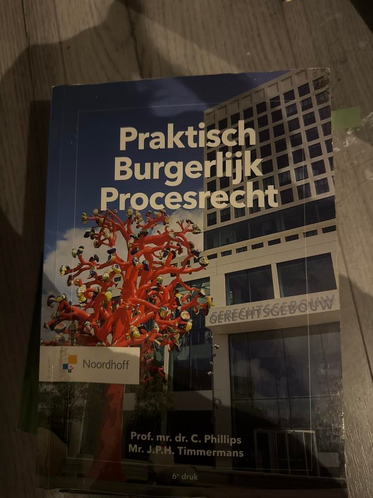 Praktisch Burgerlijk Procesrecht - 6e druk, Boeken, Ophalen of Verzenden, Gamma, Zo goed als nieuw, HBO