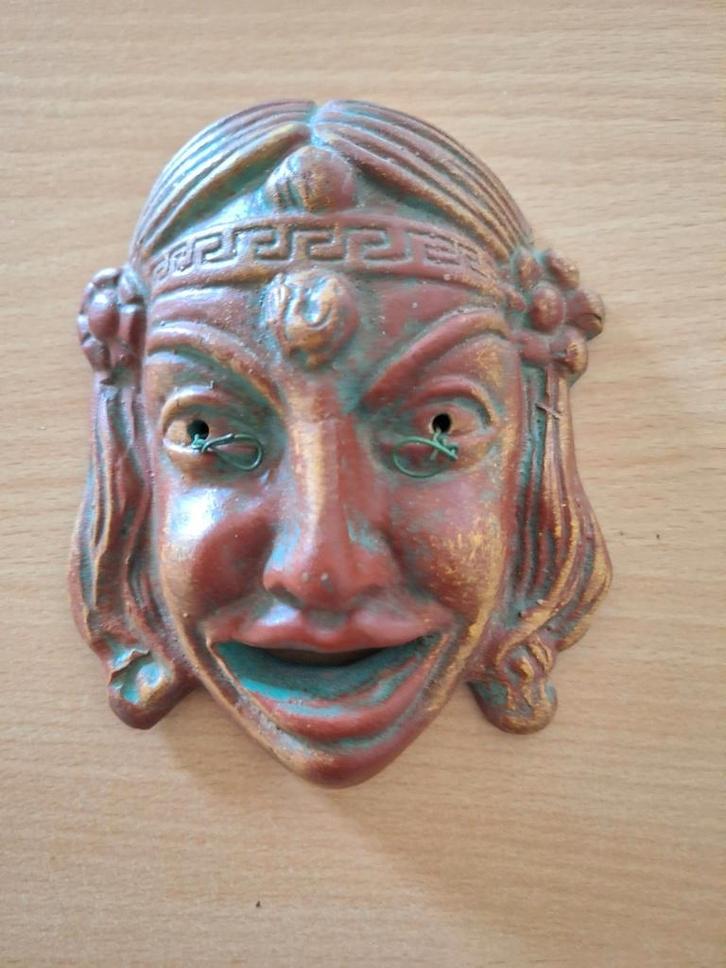 Griekse tragedie theatraal masker, Antiek en Kunst, Kunst | Niet-Westerse kunst, Ophalen of Verzenden