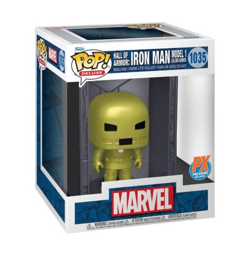 Funko POP! Marvel - Iron Man Golden Armor DeLuxe #1035 |NEW|, Kinderen en Baby's, Speelgoed | Actiefiguren, Nieuw, Ophalen of Verzenden