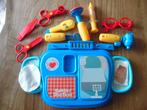 kinder speelgoed zgan dokters setje 13 delig kleurig plastic, Ophalen of Verzenden, Zo goed als nieuw