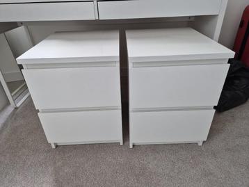 ikea malm nachtkastjes - afbeelding 1