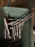 Ouderwetse slangen geleiders melkstal