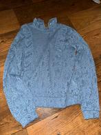 Dames blauwe kanten top van Bien Bleu, Ophalen of Verzenden, Zo goed als nieuw, Maat 38/40 (M), Blauw