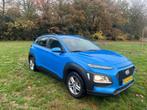 Hyundai Kona 1.0 T-gdi 120pk 2WD bj.2018 Blauw 81.450km, Auto's, Hyundai, Voorwielaandrijving, Stof, Zwart, Blauw