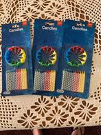 Feestkaarsjes 3x 24 stuks kaarsjes voor taart, Ophalen of Verzenden, Nieuw, Overige