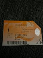 Nederland - Estland voetbal ticket 05-09-2001, Ophalen of Verzenden