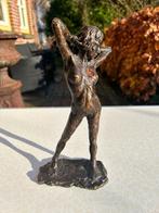 Bronzen beeld "Staand naakt" gesigneerd Fon, Ophalen of Verzenden, Brons