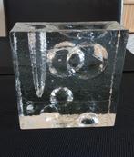 Pukeberg Zweden blokvaas solifleur Uno Westenberg glas, Antiek en Kunst, Antiek | Glas en Kristal, Ophalen of Verzenden