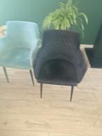 Eettafel stoelen, Huis en Inrichting, Stoelen, Ophalen, Gebruikt, Zwart, Vier