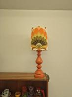 Vintage retro space age oranje groen witte taffellamp, Ophalen of Verzenden, Zo goed als nieuw, Minder dan 50 cm