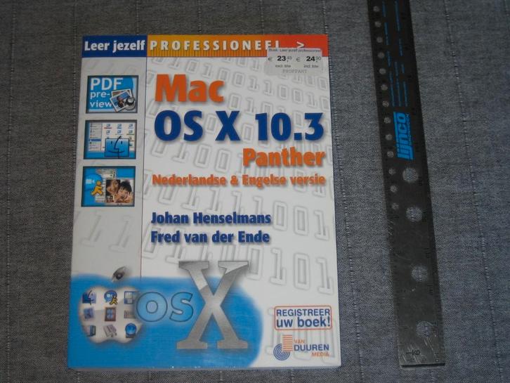 pc boek apple mac moc os X instructie software panther, Boeken, Informatica en Computer, Nieuw, Besturingssystemen, Ophalen